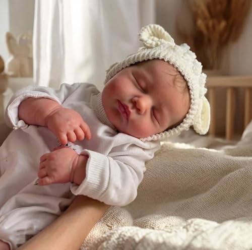 Zero pam Süß Reborn Puppen Lebensecht 50 cm Reborn Baby Vollsilikon Lebensecht Mädchen Augen Zu, Puppe Wie Echte Babys Babypuppe Wasserdicht Weichkörper Vollvinyl Newborn Toddler Anatomisch Korrekt Zero pam Süß Reborn Puppen Lebensecht 50 cm Reborn Baby Vollsilikon Lebensecht Mädchen Augen Zu, Puppe Wie Echte Babys Babypuppe Wasserdicht Weichkörper Vollvinyl Newborn Toddler Anatomisch Korrekt von Zero pam