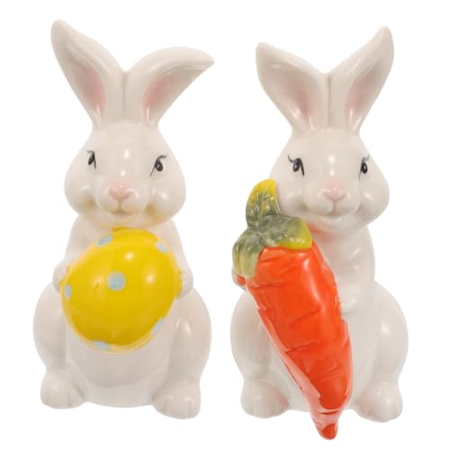 Zerodeko Porzellan Bunny Decor Bunny Decor Set Keramik Bunny Figuren Figur Dekoration Für Ostern Zerodeko Porzellan Bunny Decor Bunny Decor Set Keramik Bunny Figuren Figur Dekoration Für Ostern von Zerodeko