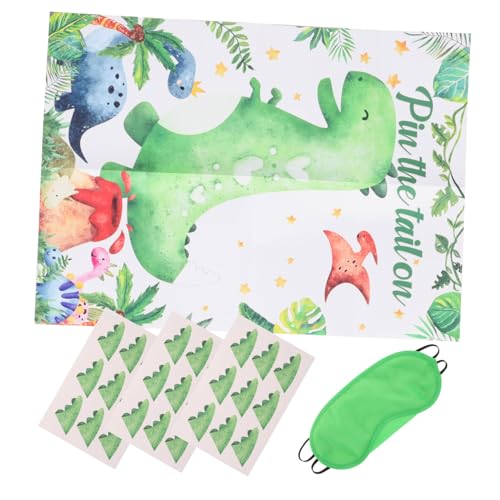 Zerodeko 1 Satz Dinosaurier Party Wandaufkleber Abnehmbare Dekoration für Kinderzimmer Geburtstagsfeier Spiele Hochwertige und Stoffmaterialien Fördert Kreativität Beobachtungsfähigkeiten von Zerodeko
