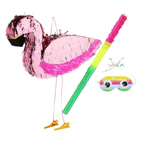 Zerodeko 1 Satz Flamingo Piñata für Kindergeburtstag und Sommerfeier Augenmaske und Bunte Partydekoration für Luau Shower und Festliche Anlässe Zerodeko 1 Satz Flamingo Piñata für Kindergeburtstag und Sommerfeier Augenmaske und Bunte Partydekoration für Luau Shower und Festliche Anlässe von Zerodeko