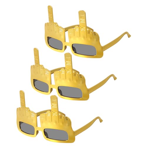 Zerodeko 1 Satz Lustige Brille Dekorative Brille Für Beängstigend Sonnenbrille Partybrille Groß Interessante Brillenrequisiten Gefälschte Brille Für Stk Golden 3 Stück Zerodeko 1 Satz Lustige Brille Dekorative Brille Für Beängstigend Sonnenbrille Partybrille Groß Interessante Brillenrequisiten Gefälschte Brille Für Stk Golden 3 Stück von Zerodeko