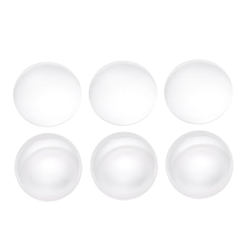 Zerodeko 1 Satz Optische Linse Brennweite Der Glaslinse Doppelt Konvexe Glaslinse 6 Stück von Zerodeko