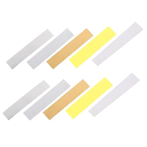 Zerodeko 10 Stk. Leitfähiges Material Kleiner Elektrodenstreifen Zum Plattieren Metallelektrodenstreifen Tragbarer Elektrodenstreifen Für Experimente Pappe von Zerodeko