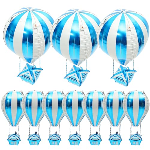 Zerodeko 10 Stück Aluminium Folienballons Form von Heißluftballons Farbenfrohe Dekoration für Kindergeburtstage und Feiern Leicht und für Festliche Anlässe Zerodeko 10 Stück Aluminium Folienballons Form von Heißluftballons Farbenfrohe Dekoration für Kindergeburtstage und Feiern Leicht und für Festliche Anlässe von Zerodeko