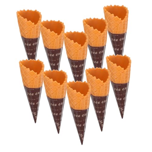 Zerodeko 10 Stück Mini Künstliche Eistüten Realistische Eistüten für Puppenhaus und Miniaturen Mit Papierhalter für Einfache Präsentation und Transport Dekoration für Kreative Szenen Zerodeko 10 Stück Mini Künstliche Eistüten Realistische Eistüten für Puppenhaus und Miniaturen Mit Papierhalter für Einfache Präsentation und Transport Dekoration für Kreative Szenen von Zerodeko