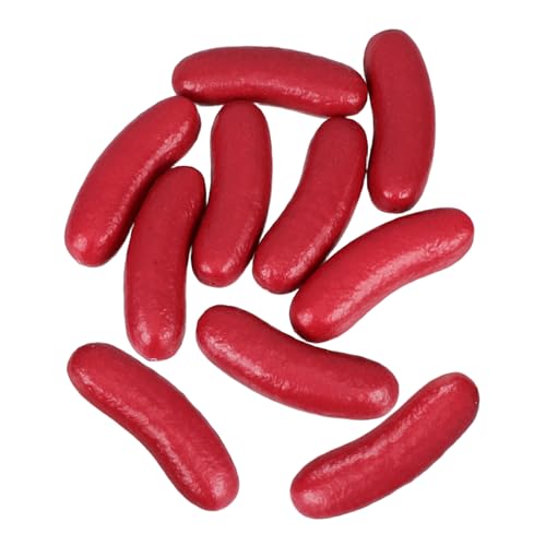 Zerodeko 10 Stück Teiliges Hohler Realistischer Fake Hot Dog Modelle Künstliche Wurst Deko für Restaurant Küche Schaufenster Lebensechte Nachbildung für Food Fotografie und Tischdekoration Zerodeko 10 Stück Teiliges Hohler Realistischer Fake Hot Dog Modelle Künstliche Wurst Deko für Restaurant Küche Schaufenster Lebensechte Nachbildung für Food Fotografie und Tischdekoration von Zerodeko