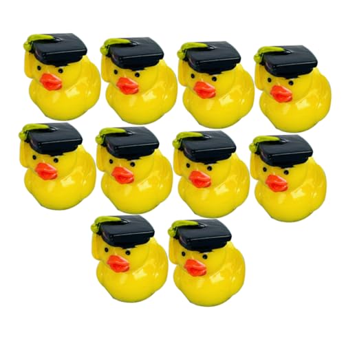 Zerodeko 10stücke Teiliges Niedlicher Resin-Ente Mit Abschlussmütze Kreative Miniaturfigur Für Büro Wohnzimmer Und Studienräume Zubehör Für Puppenhaus Und Mikrolandschaften Zerodeko 10stücke Teiliges Niedlicher Resin-Ente Mit Abschlussmütze Kreative Miniaturfigur Für Büro Wohnzimmer Und Studienräume Zubehör Für Puppenhaus Und Mikrolandschaften von Zerodeko