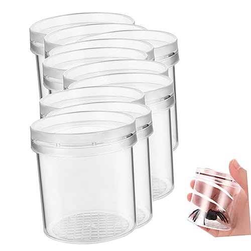 Zerodeko 15 Stück Boxen Insekten-Beobachtungsbecher Insektentöpfe drinnen klein Bug-Viewer für Zuschauer Lehrinstrument Fütterungszubehör Container Futterversorgung Plastik Zerodeko 15 Stück Boxen Insekten-Beobachtungsbecher Insektentöpfe drinnen klein Bug-Viewer für Zuschauer Lehrinstrument Fütterungszubehör Container Futterversorgung Plastik von Zerodeko