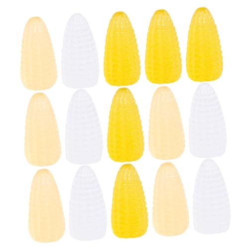 Zerodeko 15 Stück Teiliges Miniatur Maisfigurinen für Gartenlandschaften Bunte Resin Dekorationen für Kreative für Dollhouses und Fröhliche Atmosphären von Zerodeko