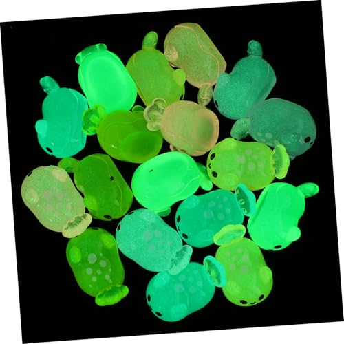 Zerodeko 18stücke Mini-meerestierfiguren Aus Kunstharz Meeresfiguren Winzige Meerestierfiguren Leuchtende Effekte Für Aquarien Puppenhaus-Dekoration Miniaturtiere Kleine Meerestierfiguren von Zerodeko