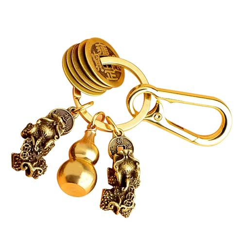 Zerodeko 1Satz Messing Schlüsselanhänger Mit Gourd Design Hängende Verzierung Für Rucksack Und Schlüsselbund Doppelte Goldene Farbvariante Dekorative Schlüsselanhänger Zerodeko 1Satz Messing Schlüsselanhänger Mit Gourd Design Hängende Verzierung Für Rucksack Und Schlüsselbund Doppelte Goldene Farbvariante Dekorative Schlüsselanhänger von Zerodeko
