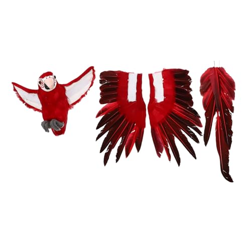 Zerodeko 1Stk künstlicher Vogel Glockenspiel sprechender Papagei Teichverzierungen im Freien gartendekoration Garden Decor praktisches Papageiendekor Szenenlayout-Requisite Schaum rot Zerodeko 1Stk künstlicher Vogel Glockenspiel sprechender Papagei Teichverzierungen im Freien gartendekoration Garden Decor praktisches Papageiendekor Szenenlayout-Requisite Schaum rot von Zerodeko