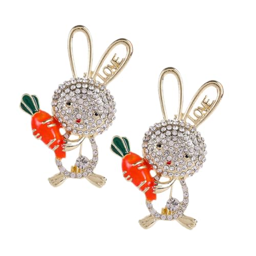 Zerodeko 2 Stück Niedliche Kleine Kaninchen Brosche aus Emaille Leichter Ansteckpin für Damen Vielseitiges Tiermotiv für Kleidung als zu Ostern Geburtstagen und Besonderen Anlässen Zerodeko 2 Stück Niedliche Kleine Kaninchen Brosche aus Emaille Leichter Ansteckpin für Damen Vielseitiges Tiermotiv für Kleidung als zu Ostern Geburtstagen und Besonderen Anlässen von Zerodeko