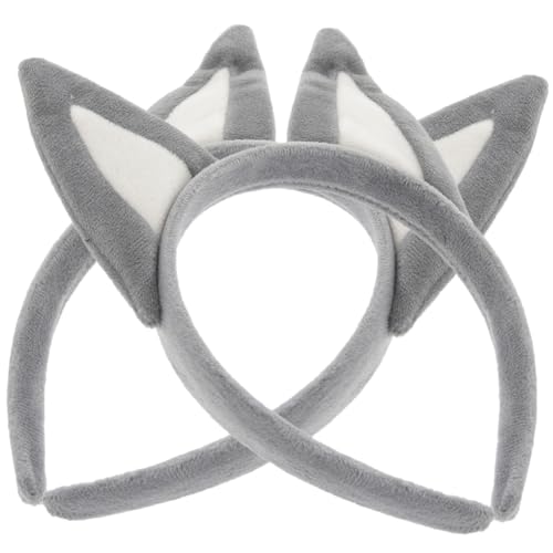 Zerodeko 2 Stück Niedliche Schäferhund Ohren Haarreifen Weiches Stoffmaterial Funktional und Strapazierfähig für Frauen Cosplay Halloween Party und Alltag Stylisches Hundeohren Stirnband von Zerodeko