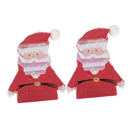 Zerodeko 2 Stück Santa Clause Pinata Teiliges aus Papier für Weihnachtsfeier Lustiges Partyspiel zum Befüllen mit Süßigkeiten Münzen Kleinen Geschenken für Festtage und Familienfeiern Zerodeko 2 Stück Santa Clause Pinata Teiliges aus Papier für Weihnachtsfeier Lustiges Partyspiel zum Befüllen mit Süßigkeiten Münzen Kleinen Geschenken für Festtage und Familienfeiern von Zerodeko