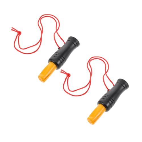 Zerodeko 2 Stück Teiliges Entenruf Pfeifen Ergonomisches Entenschnabel Design für Realistische Rufe Wetterfestes für Vogelbeobachtung Jagd und Naturerlebnis von Zerodeko