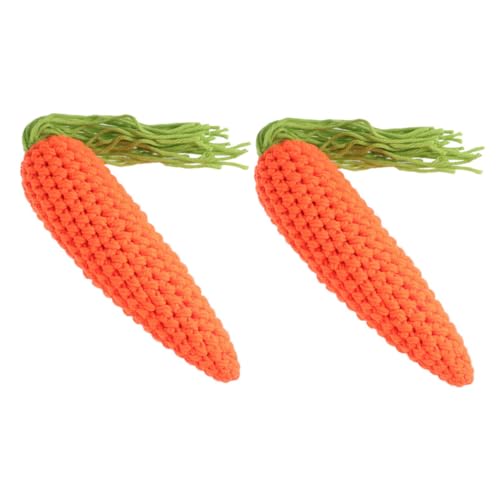 Zerodeko 2 Stück Teiliges Häkel Gemüse Karotten aus Hochwertigem Wollgarn Dekorative Ostern Accessoires für Haus und Garten Realistische Gestrickte Karotten als Natürliche Deko für Küche Zerodeko 2 Stück Teiliges Häkel Gemüse Karotten aus Hochwertigem Wollgarn Dekorative Ostern Accessoires für Haus und Garten Realistische Gestrickte Karotten als Natürliche Deko für Küche von Zerodeko
