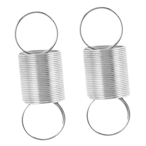 Zerodeko 2 Stück kleine Zugfedern Austausch der Skalenfedern Spannungsfeder Frühling kleine Feder Ersatz-Skalenfedern Verlängerungsspannfeder Rostfreier Stahl Silver von Zerodeko