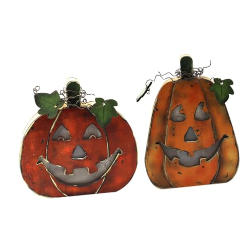 Zerodeko 2 Stücke Kürbis Modellierung Halloween Lichter Lampe Dekore Für Home Party Szene von Zerodeko