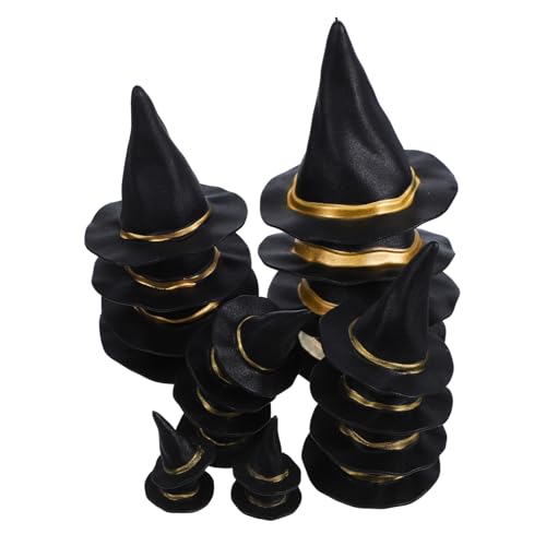 Zerodeko 20 Stück Halloween Hexenhut Puppenhüte Mini Hexenhüte Basteln Kappendekorationen Zerodeko 20 Stück Halloween Hexenhut Puppenhüte Mini Hexenhüte Basteln Kappendekorationen von Zerodeko