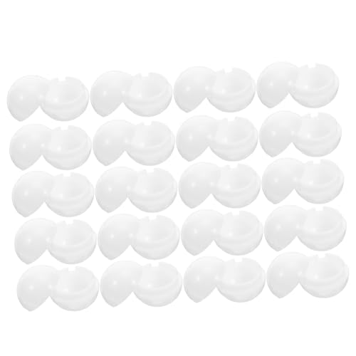 Zerodeko 20stücke Leere Runde Plastikkapseln Für Automaten Diy-partyballkapseln Mini-plastikballbehälter Zum Basteln Geschenkelement von Zerodeko