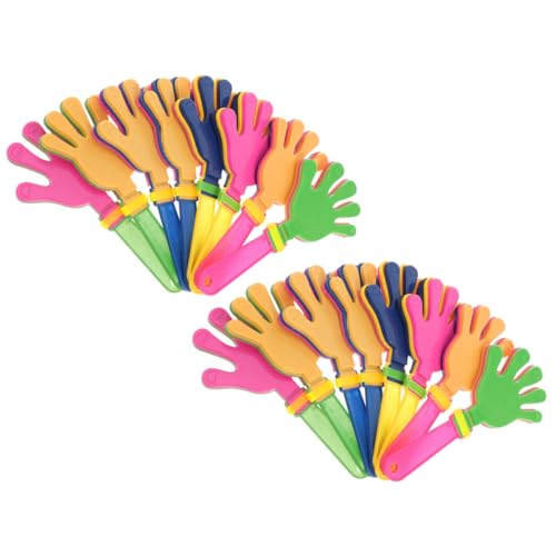 Zerodeko 20 Stück Teiliges Bunte Handklatscher aus Kunststoff Leichte Spielzeuge für Party Festival und Feierlichkeiten Einfach zu Greifen Laute Jubelklatschen für Zufällige Farbe Zerodeko 20 Stück Teiliges Bunte Handklatscher aus Kunststoff Leichte Spielzeuge für Party Festival und Feierlichkeiten Einfach zu Greifen Laute Jubelklatschen für Zufällige Farbe von Zerodeko