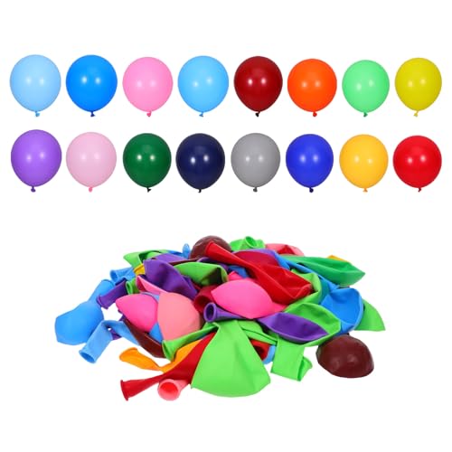 Zerodeko 200 verschiedene Latexballons: Mehrfarbiges Ballonset für Babypartys, Verlobungen, saisonale Feiern, Geburtstagsfeiern, Hochzeits- und Feiertagsdekorationen von Zerodeko