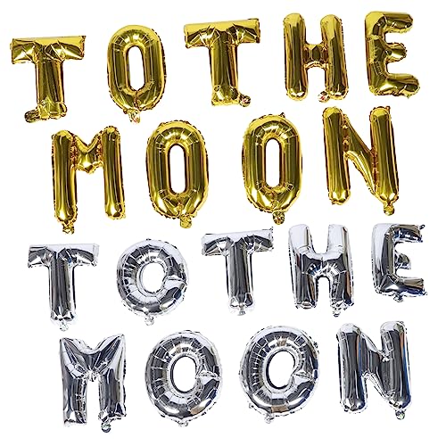 Zerodeko 2Sätze Astronauten Partyballons Teiliges Aluminiumfolienballon Für Kindergeburtstagsfeiern Mit Mond Themen Dekorationen Leicht Und Langlebig Für Kreative Wand von Zerodeko