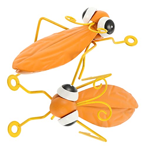 Zerodeko Eisen Handwerk Dekorative Figur 2 Stücke Lebendige Ornament Für Garten Yard Decor Zerodeko Eisen Handwerk Dekorative Figur 2 Stücke Lebendige Ornament Für Garten Yard Decor von Zerodeko