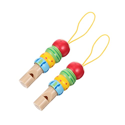 Zerodeko 2Stücke Holz Pfeifenspielzeug Musikinstrument für Kleinkinder Lernspielzeug für Jungen für Geburtstagsfeiern und Kreative Beschäftigung Zerodeko 2Stücke Holz Pfeifenspielzeug Musikinstrument für Kleinkinder Lernspielzeug für Jungen für Geburtstagsfeiern und Kreative Beschäftigung von Zerodeko