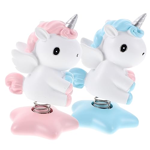 Zerodeko 2stücke Einhorn Wackelkopf Figurine Cartoon Auto Dekoration Resin Miniatur Einhorn Ornament Für Auto Und Zuhause Fantastisches Und Blau Zerodeko 2stücke Einhorn Wackelkopf Figurine Cartoon Auto Dekoration Resin Miniatur Einhorn Ornament Für Auto Und Zuhause Fantastisches Und Blau von Zerodeko