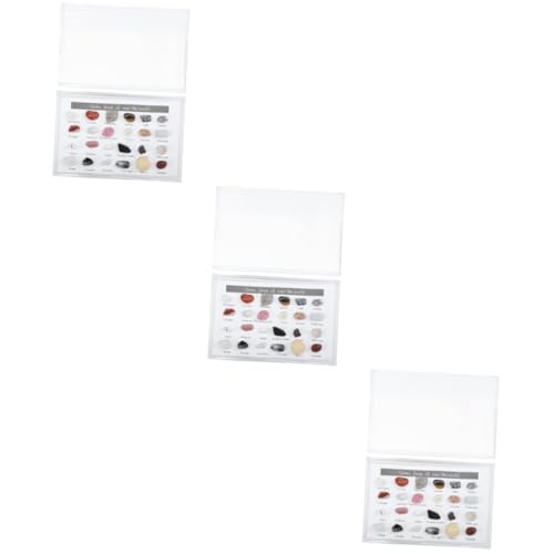 Zerodeko 3 Boxen Erz Proben Natürlich Schreibtisch Kleine Kiesel Kleine Kristallmasse Bunt Stein Zerodeko 3 Boxen Erz Proben Natürlich Schreibtisch Kleine Kiesel Kleine Kristallmasse Bunt Stein von Zerodeko