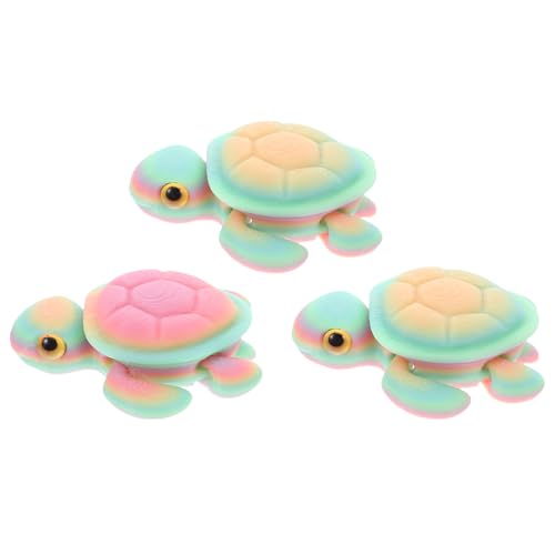 Zerodeko 3 Stück 3D-gedruckte Tiere: Im Dunkeln Leuchtende 3D-gedruckte Schildkrötenfiguren – Schildkrötendekoration Mit Beweglichen Gelenken Für Fischtank Und Aquariumdekoration Zerodeko 3 Stück 3D-gedruckte Tiere: Im Dunkeln Leuchtende 3D-gedruckte Schildkrötenfiguren – Schildkrötendekoration Mit Beweglichen Gelenken Für Fischtank Und Aquariumdekoration von Zerodeko