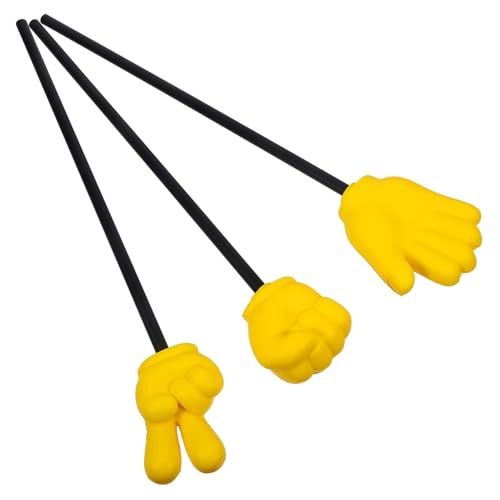 Zerodeko 3 Stück Fingerzeiger Handpointer für Partys Lustige Schaumstoffstäbe für Hochzeiten und Spiele für Schere Papier Lehrmittel von Zerodeko