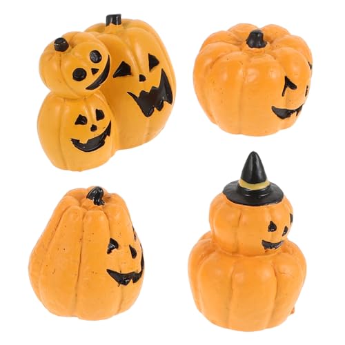 Zerodeko 4 Stück Halloween-Ornamente Zombie- Halloween-puppenhausdekoration Kürbis-Miniatur Figur Weihnachts-miniaturhaus-bausatz Miniaturmöbel Streich Mini-Jack-o-Laterne Harz Zerodeko 4 Stück Halloween-Ornamente Zombie- Halloween-puppenhausdekoration Kürbis-Miniatur Figur Weihnachts-miniaturhaus-bausatz Miniaturmöbel Streich Mini-Jack-o-Laterne Harz von Zerodeko