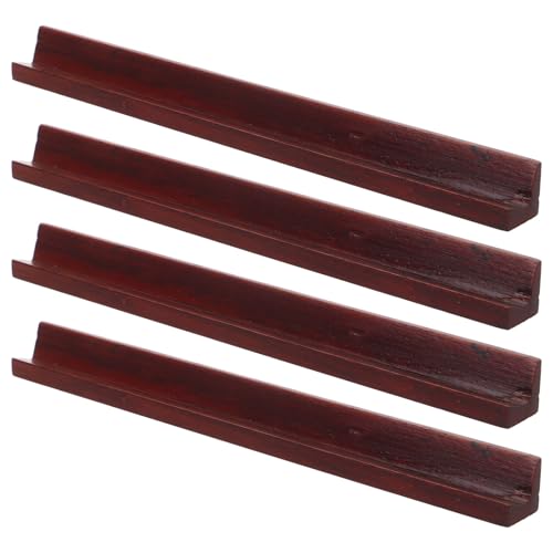 Zerodeko 4 Stück Mini Holz Mahjong Racks mit Rillen Design Tragbare Domino Organizer für Amerikanisches Mahjong für Familienspiele und Partys Zerodeko 4 Stück Mini Holz Mahjong Racks mit Rillen Design Tragbare Domino Organizer für Amerikanisches Mahjong für Familienspiele und Partys von Zerodeko