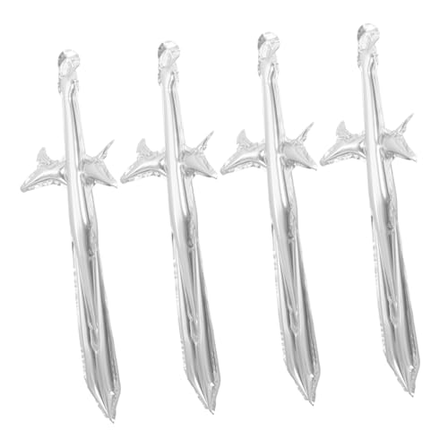 Zerodeko 4 Stück Teiliges Aufblasbares Piratenschwert Silber Leichtes Aluminiumfolie Ergonomischer Griff für Kindergeburtstag Halloween Piraten Cosplay und Mottopartys Zerodeko 4 Stück Teiliges Aufblasbares Piratenschwert Silber Leichtes Aluminiumfolie Ergonomischer Griff für Kindergeburtstag Halloween Piraten Cosplay und Mottopartys von Zerodeko
