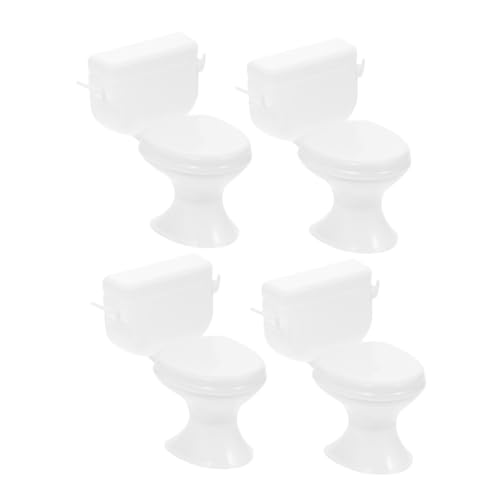 Zerodeko 4 Stück Toilettensitz-tortenaufsatz, Miniatur-badezimmermöbel Für Puppenhäuser, Winziges Klassisches Baby-toilettenspielzeug Für Heimwerkerarbeiten Und Mini-heimdekoration Zerodeko 4 Stück Toilettensitz-tortenaufsatz, Miniatur-badezimmermöbel Für Puppenhäuser, Winziges Klassisches Baby-toilettenspielzeug Für Heimwerkerarbeiten Und Mini-heimdekoration von Zerodeko