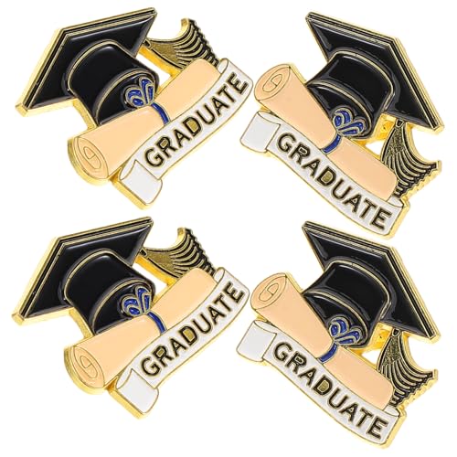 Zerodeko 4 Stücke Congrats Abzeichen Graduierung Souvenir Kappe Anstecknadeln Graduierung Saison Broschen Studenten Für Party Kleid Outfits Decor Zerodeko 4 Stücke Congrats Abzeichen Graduierung Souvenir Kappe Anstecknadeln Graduierung Saison Broschen Studenten Für Party Kleid Outfits Decor von Zerodeko