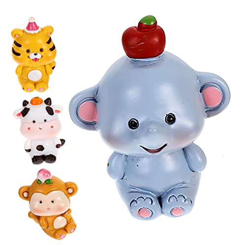 Zerodeko 4Stücke Kuchen Dekoration Toper Niedliche Tierfiguren Für Cupcakes Muffins Für Kindergeburtstage Und Tier Mottopartys Zerodeko 4Stücke Kuchen Dekoration Toper Niedliche Tierfiguren Für Cupcakes Muffins Für Kindergeburtstage Und Tier Mottopartys von Zerodeko
