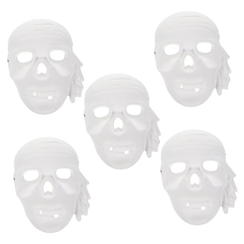 Zerodeko 5 Stück DIY Piratenmasken aus Unbemalt für Jugendliche Kreative Bastelmasken für Partys Halloween Cosplay und Andere Themenfeiern Zerodeko 5 Stück DIY Piratenmasken aus Unbemalt für Jugendliche Kreative Bastelmasken für Partys Halloween Cosplay und Andere Themenfeiern von Zerodeko