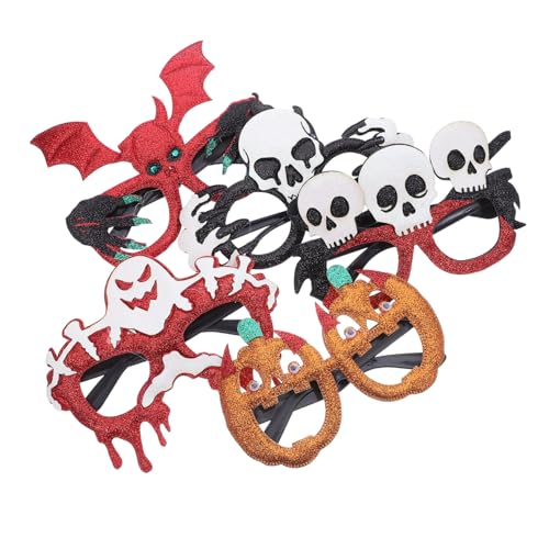 Zerodeko 5 Stück Halloween dekorative Brille Kürbis-Cosplay-Brille Glitzerkostümbrille Brillen-Partygeschenke Fledermauskostümbrille Fledermaus Brille Kürbisgläser Stoff Zerodeko 5 Stück Halloween dekorative Brille Kürbis-Cosplay-Brille Glitzerkostümbrille Brillen-Partygeschenke Fledermauskostümbrille Fledermaus Brille Kürbisgläser Stoff von Zerodeko