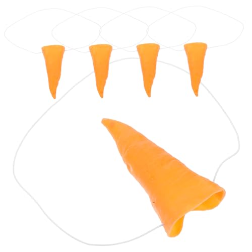 Zerodeko 5 Stück Karottennase Clown-Accessoire Nasenprothese Karnevalszubehör Nase Anziehen Hexennasenschmuck Austauschbare Clown-Requisite Requisiten Anziehen Falsche Nase Vinyl Orange Zerodeko 5 Stück Karottennase Clown-Accessoire Nasenprothese Karnevalszubehör Nase Anziehen Hexennasenschmuck Austauschbare Clown-Requisite Requisiten Anziehen Falsche Nase Vinyl Orange von Zerodeko