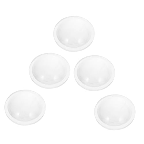 Zerodeko 5 Stück Physik optische Linse Ersatz Lupe vergrößern Vergrößerung klein Ausrüstung konvexe Linse Gerätelinse runde konvexe Linse optisches Objektiv (Acryl) Transparent von Zerodeko
