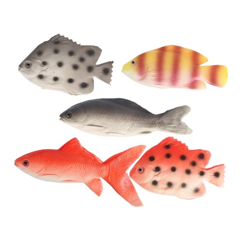 Zerodeko 5 Stück Teiliges Realistischer Fischmodelle aus PU Simulationsspielzeug für Unterricht Dekoration und Fotografie Detailreiche Farbenfrohe Meeresbewohner für Kreative Projekte und Zerodeko 5 Stück Teiliges Realistischer Fischmodelle aus PU Simulationsspielzeug für Unterricht Dekoration und Fotografie Detailreiche Farbenfrohe Meeresbewohner für Kreative Projekte und von Zerodeko