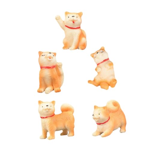 Zerodeko Hundefigur Welpenschmuck-Set Feine Handwerkskunst Für Freunde Der Familie von Zerodeko
