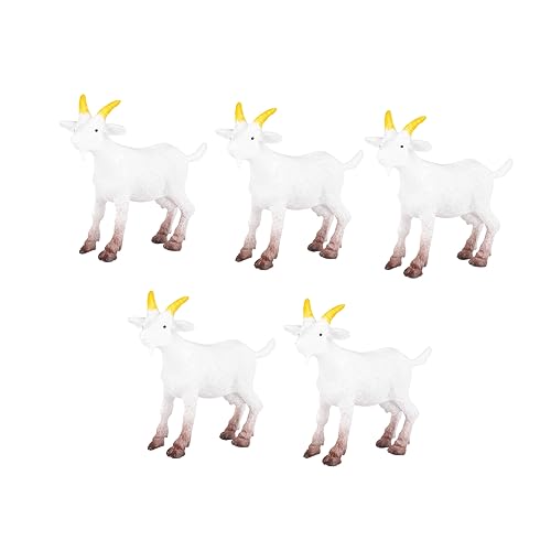 Zerodeko Lebendiges Ziegenmodell Schaf Spielzeug-Bauernhof-Schaf-Dekoration PVC-Schaf-Ornament Pädagogisches Miniatur-Schaf-Spielzeug Schaf-Farm-Modell Zerodeko Lebendiges Ziegenmodell Schaf Spielzeug-Bauernhof-Schaf-Dekoration PVC-Schaf-Ornament Pädagogisches Miniatur-Schaf-Spielzeug Schaf-Farm-Modell von Zerodeko