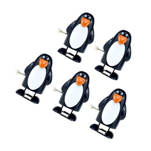 Zerodeko 5st Pinguin-Spielzeug Springspielzeug Weihnachtsspielzeug Zum Pinguin-uhrwerkspielzeug Weihnachtsuhrwerk Spielzeug Weihnachts-adventsspielzeug Geschenk Füllstoff Kind Weihnachten von Zerodeko