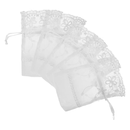 Zerodeko 5stücke Schmuckbeutel Mit Blumendruck Leere Duftsäckchen Schmuckaufbewahrungsbeutel Organza-kordelzugbeutel Für Ohrringe Ringe Halsketten Zerodeko 5stücke Schmuckbeutel Mit Blumendruck Leere Duftsäckchen Schmuckaufbewahrungsbeutel Organza-kordelzugbeutel Für Ohrringe Ringe Halsketten von Zerodeko