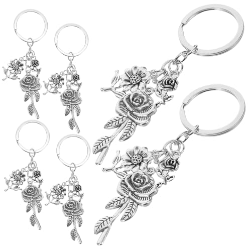 Zerodeko 6 Stück Handtaschen Charms für Rucksäcke Geldbörsen Autoschlüssel Robuster Schlüsselring Silber Zerodeko 6 Stück Handtaschen Charms für Rucksäcke Geldbörsen Autoschlüssel Robuster Schlüsselring Silber von Zerodeko